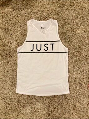 NIKE “JUST DOT IT” DRIFT TANK NWOT